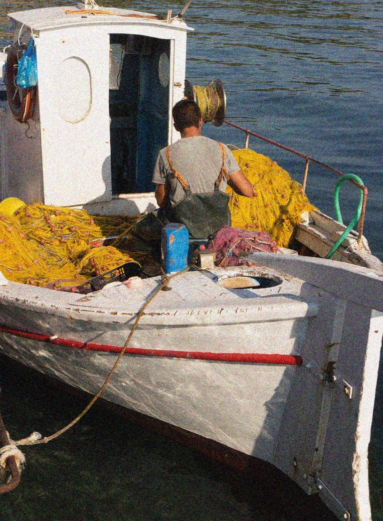 fishing boat in Greece